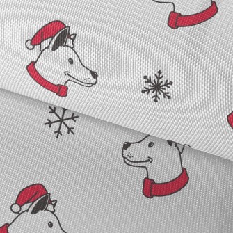 Dog With Santa Hat Waterproof Oxford