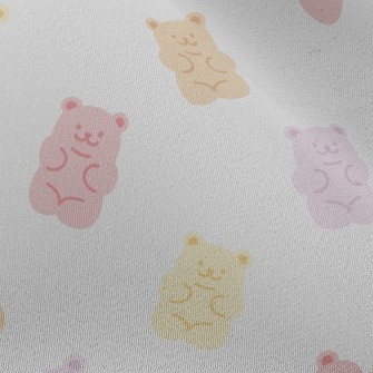 Cute Gummy Bears (cannot Be Op Chiffon