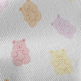 Cute Gummy Bears (cannot Be Op Standard Corduroy