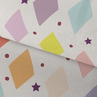 Stars And Colorful Blocks Waterproof Oxford