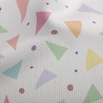 Triangular Pieces Of Paper Fly Athletic Mesh Flat Back