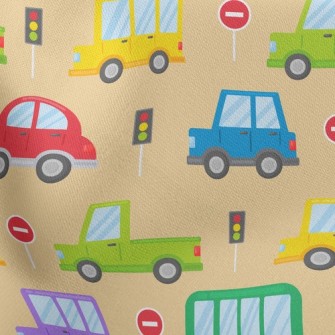 Colorful Traffic Jam Highway Stretch Ponte