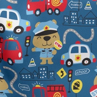 Little Bear Traffic Police Car Stretch Ponte