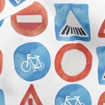 Watercolor Traffic Signal Micro Fleece