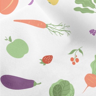 Healthy And Energetic Fruits A Micro Fleece