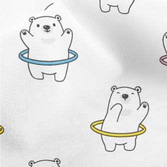 Hula Hoop White Bear Micro Fleece