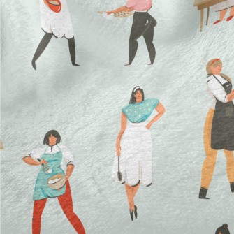 Woman Who Cooks Seriously Minky