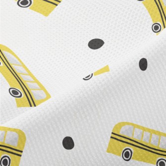 Lively Big School Bus Piqué