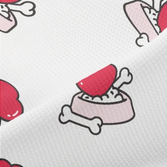 Love Dog Bone Bowl Piqué