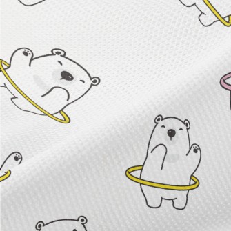 Hula Hoop White Bear Piqué