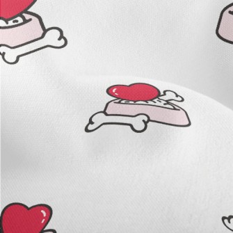 Love Dog Bone Bowl Lightweight Performance Linen