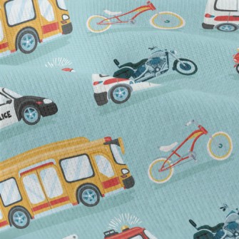 Ambulance Police Car Fire Truc Modern Jersey