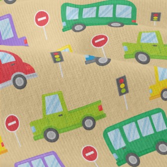 Colorful Traffic Jam Highway Modern Jersey