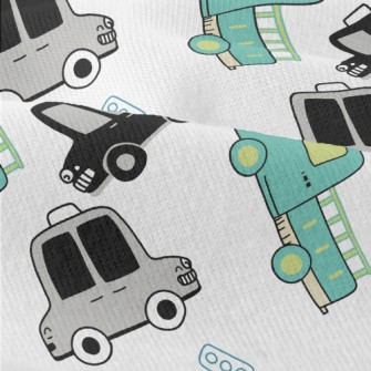 Busy Taxis And Trucks Modern Jersey