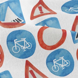 Watercolor Traffic Signal Modern Jersey