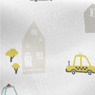 Mini Car City Jersey Backed Fleece