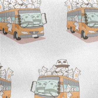 Panda Bus Jersey Backed Fleece