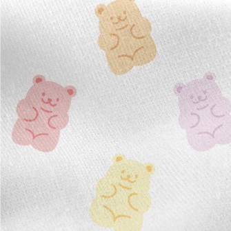 Cute Gummy Bears (cannot Be Op Jersey Backed Fleece