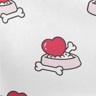 Love Dog Bone Bowl Pongee