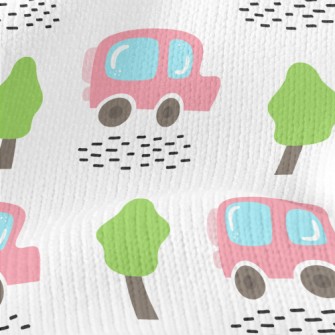 Lively Mercedes Car Stretch Jersey