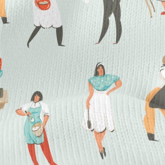 Woman Who Cooks Seriously Stretch Jersey