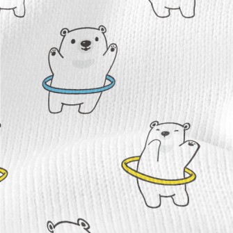 Hula Hoop White Bear Stretch Jersey