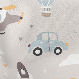 Helicopter Hot Air Balloon Car Lightweight Cotton Poplin