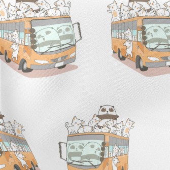 Panda Bus Lightweight Cotton Poplin
