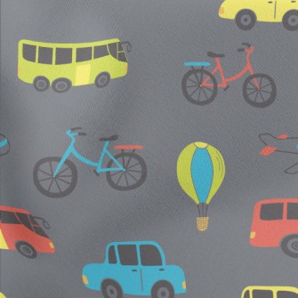 Common Means Of Transportation Lightweight Cotton Poplin