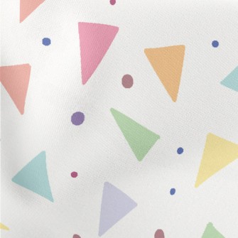 Triangular Pieces Of Paper Fly Lightweight Cotton Poplin
