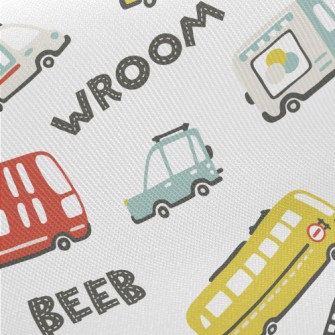 Baby City Car Midweight Cotton Poplin