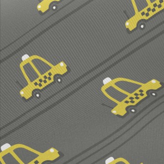 Cute American Taxi Midweight Cotton Poplin