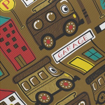 Shuttle City Bus Midweight Cotton Poplin