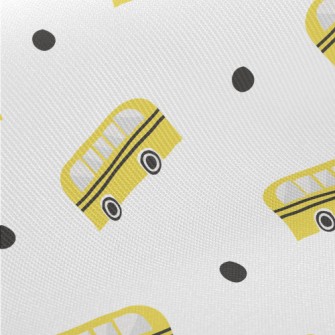Lively Big School Bus Midweight Cotton Poplin