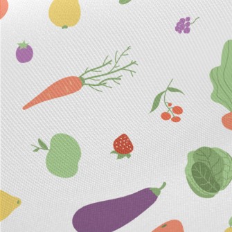 Healthy And Energetic Fruits A Midweight Cotton Poplin