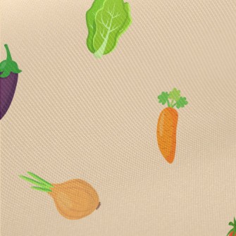 Delicious Vegetables Midweight Cotton Poplin