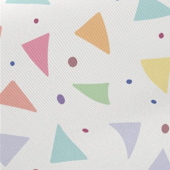 Triangular Pieces Of Paper Fly Midweight Cotton Poplin