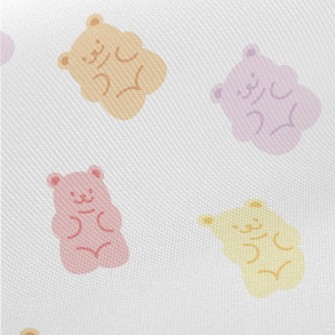 Cute Gummy Bears (cannot Be Op Midweight Cotton Poplin