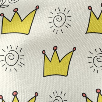 Graffiti Crown Branch Sun Waterproof Canvas