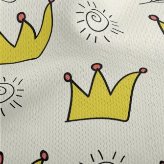 Graffiti Crown Branch Sun Athletic Mesh Flat Back