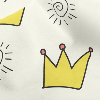 Graffiti Crown Branch Sun Micro Fleece