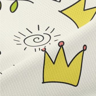 Graffiti Crown Branch Sun Piqué