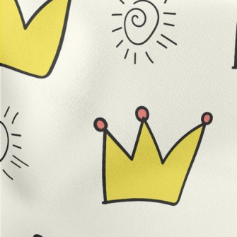 Graffiti Crown Branch Sun Lightweight Cotton Poplin