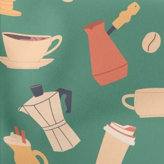 Coffee Equipment And Beverages Stretch Ponte