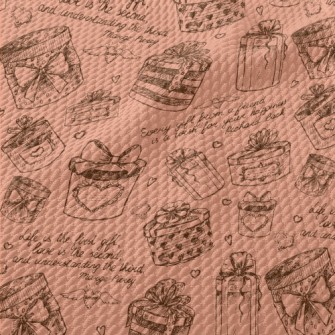 Hand Drawn Sketch Gift Birdseye Piqué