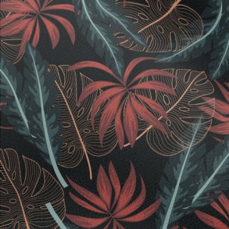 Original Tropical Exotic Plant Chiffon