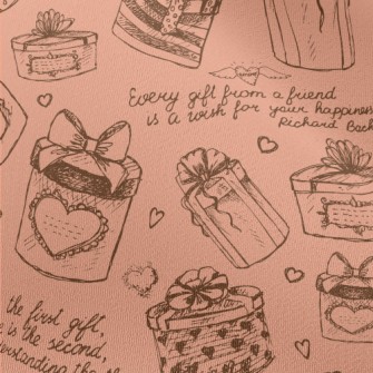 Hand Drawn Sketch Gift Chiffon