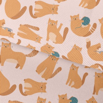 Cute Cat Who Loves To Play Waterproof Oxford