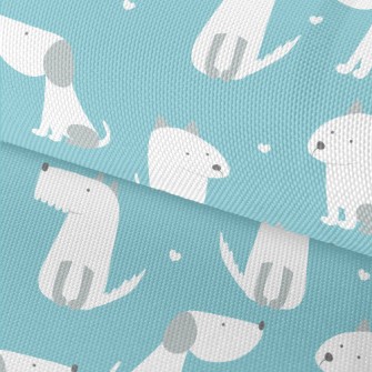 Spotted White Cute Dog Waterproof Oxford