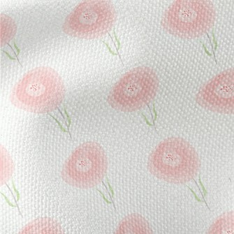 Gentle Pink Flowers Waterproof Canvas